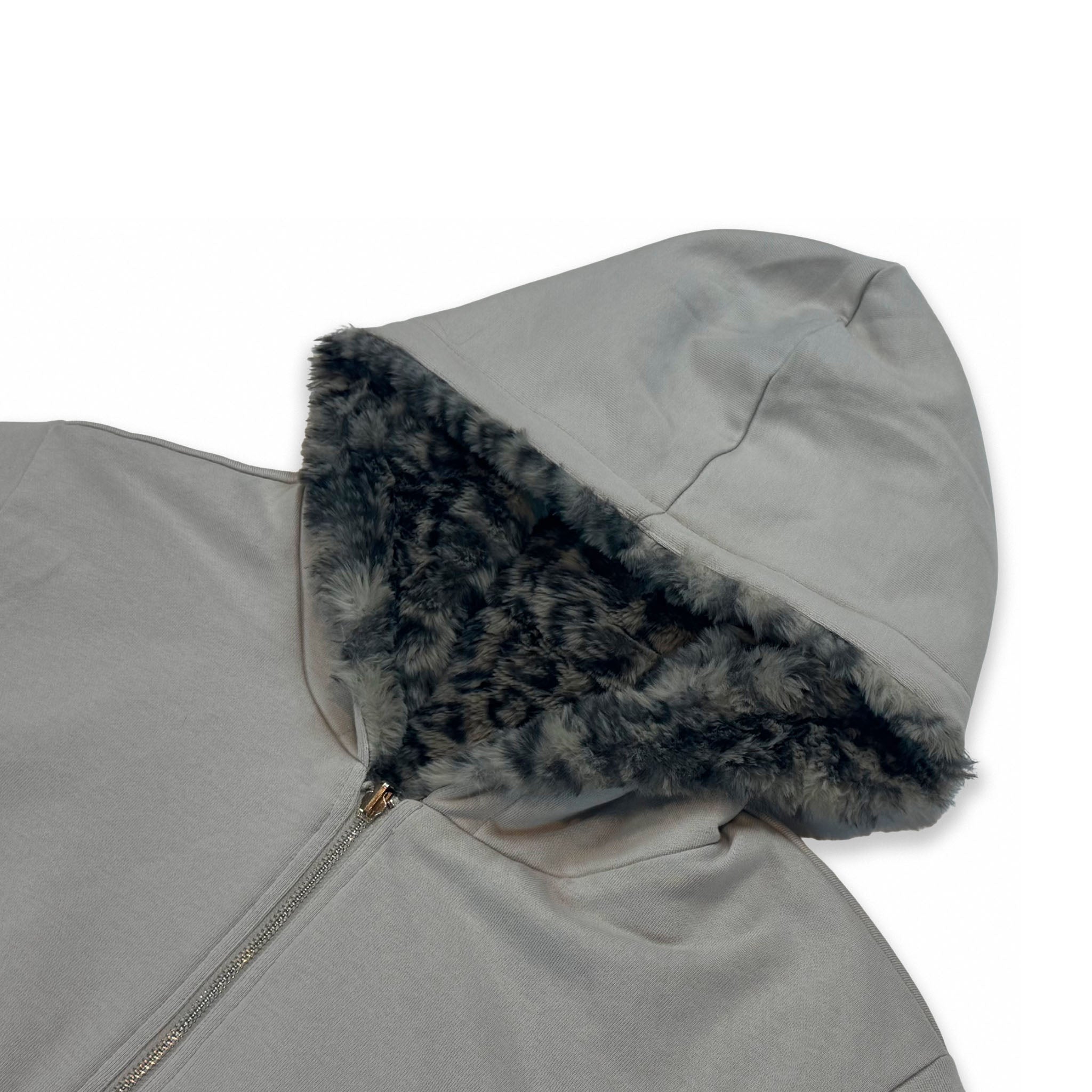 ONEPROJECT Reversible Leopard Zip-Up